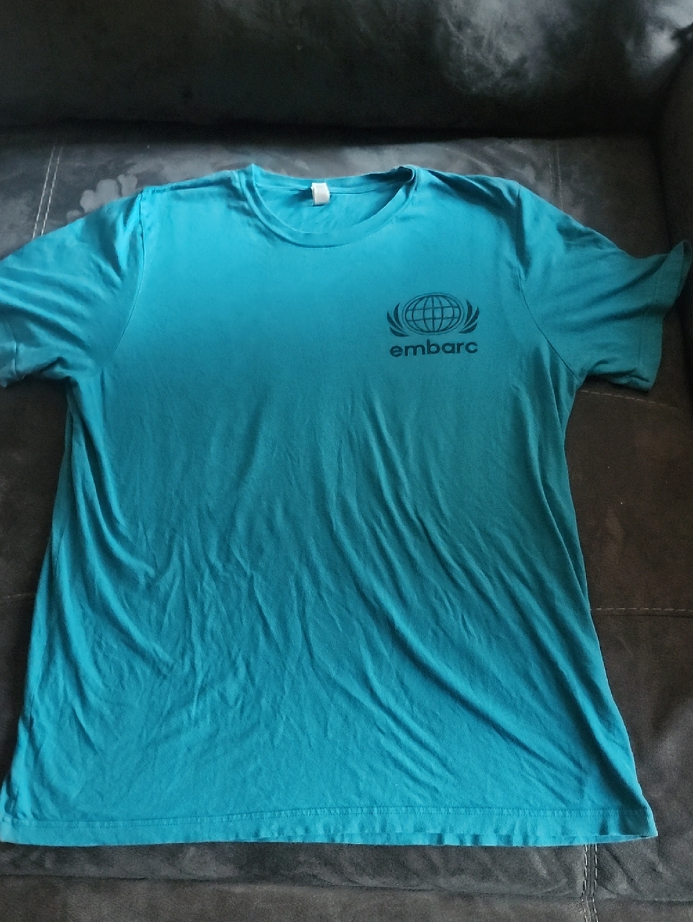 Embarc Short Sleeve Crewneck T-Shirt in Teal